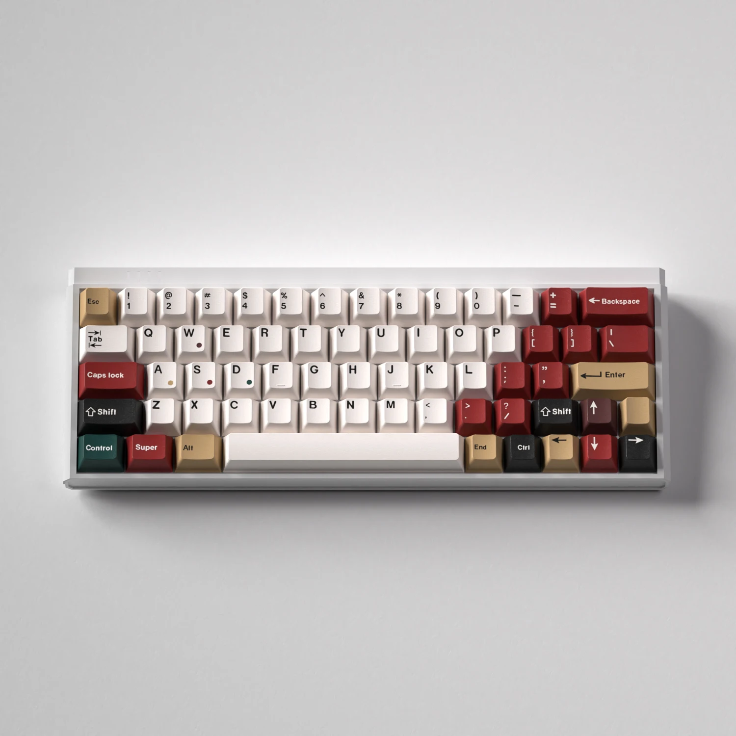 

Retro Mixed Light Keycap PBT five-sided Sublimation 129-key Cherry Profile for Mechanical Keyboard Cherry MX Switches