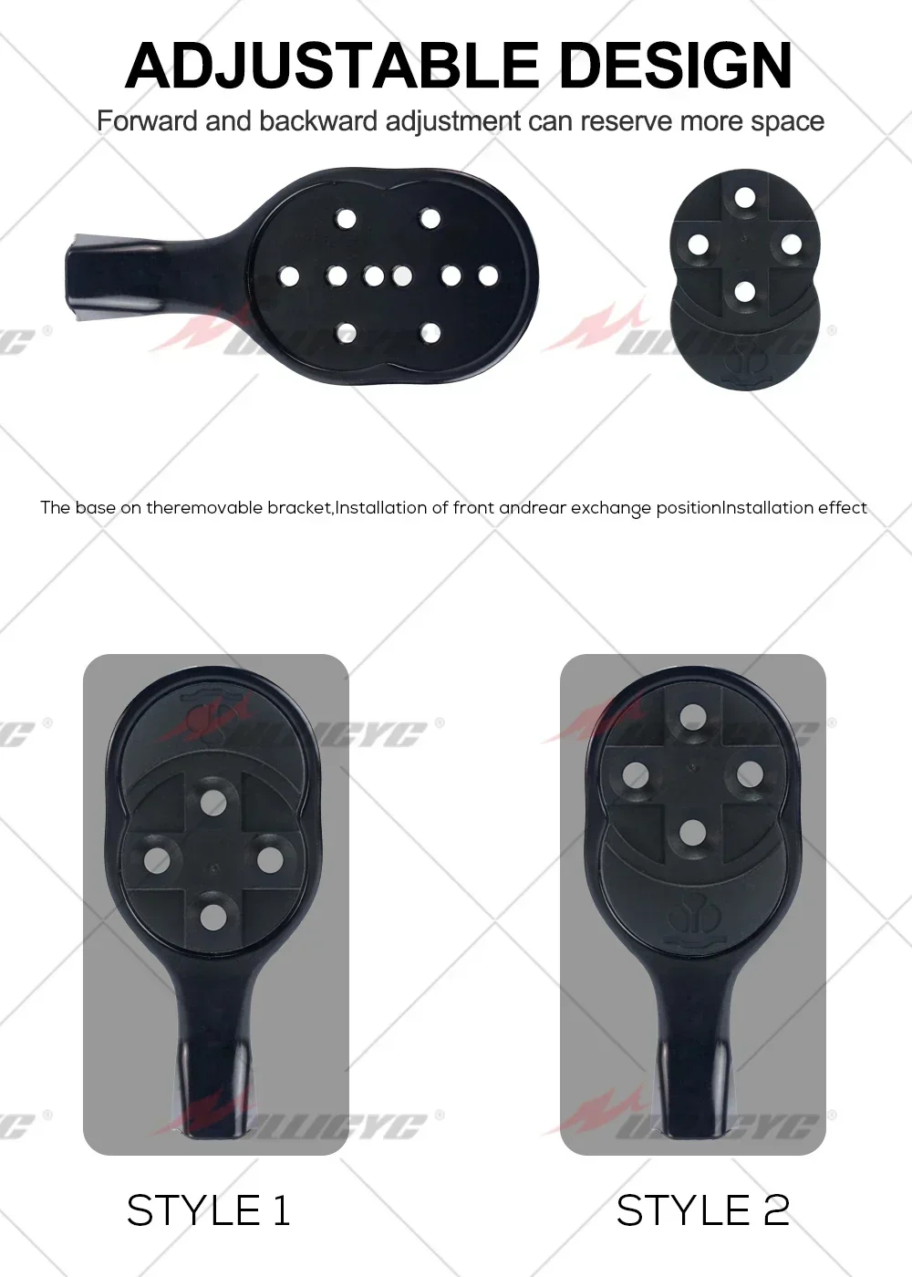 Für SL8 SL7 Out-Front-Computerhalter, Stoppuhr-Halterung, GPS-Fahrradhalterung für Garmin, Gopro, Bryton, Wahoo, Aluminiumlegierung – Detail 6