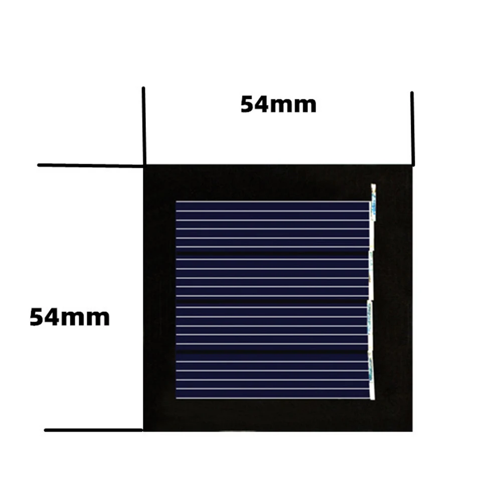 2V 0.2W 100mA Solar Panels Charge Module Polysilicon Solar Cell Battery Charger Outdoor Emergency Power Bank for Solar Lawn Lamp