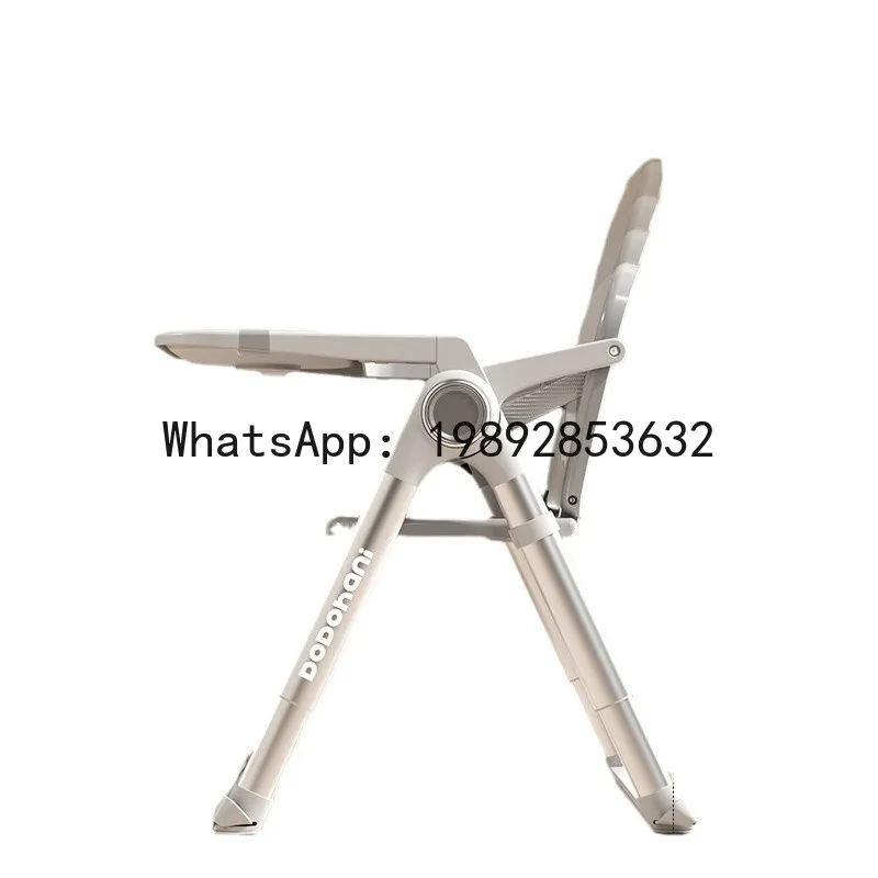 طاولة طعام وكراسي محمولة قابلة للطي للاستخدام المنزلي، ارتفاع قابل للتعديل للأطفال #4