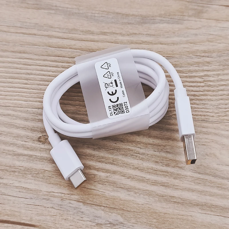 OPPO-cargador Super Vooc de 65W, adaptador de corriente de la UE, Cable Usb tipo C para OPPO R17 R11 Find X3 X2 Pro Reno 6 5 Pro Ace 2 Realme X50 Pro