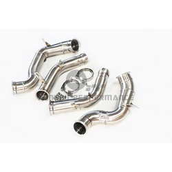 KUNGFU PERFORMANCE SS304 Downpipes Fpr V3.2 Mer cedes Ben z AMG E63 / E63S W213 M177