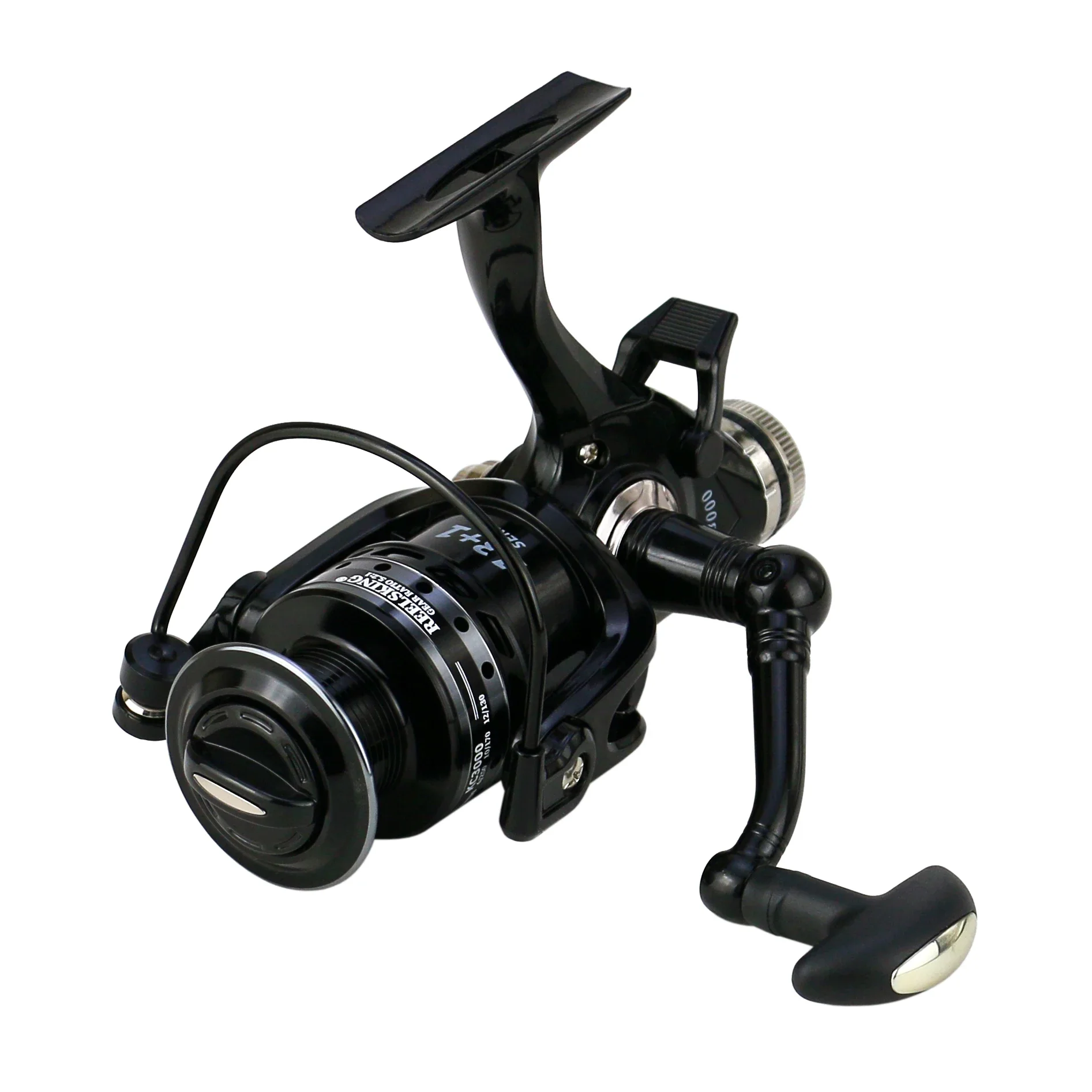 Imagem -02 - Metal Spool Carretel de Pesca com Freio Duplo Baitcasting Reel Roda Girando Ferramentas de Pesca 13 Mais 1bb 5.2:1 Relação de Engrenagens