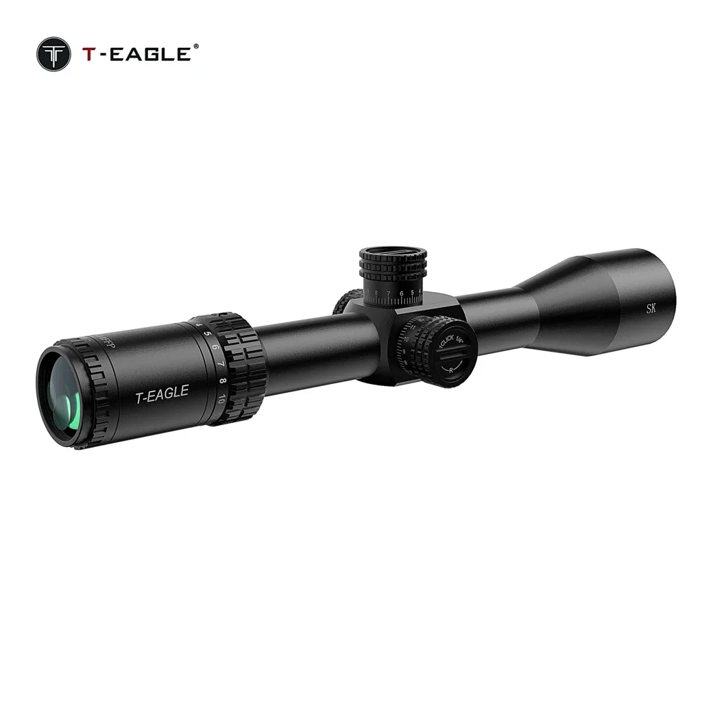 T-EAGLE SK 3-15x44 FFP التكتيكية Caza Riflescope نطاق الإكتشاف للصيد الإضاءة مسدس هواء الادسنس البصر البصري