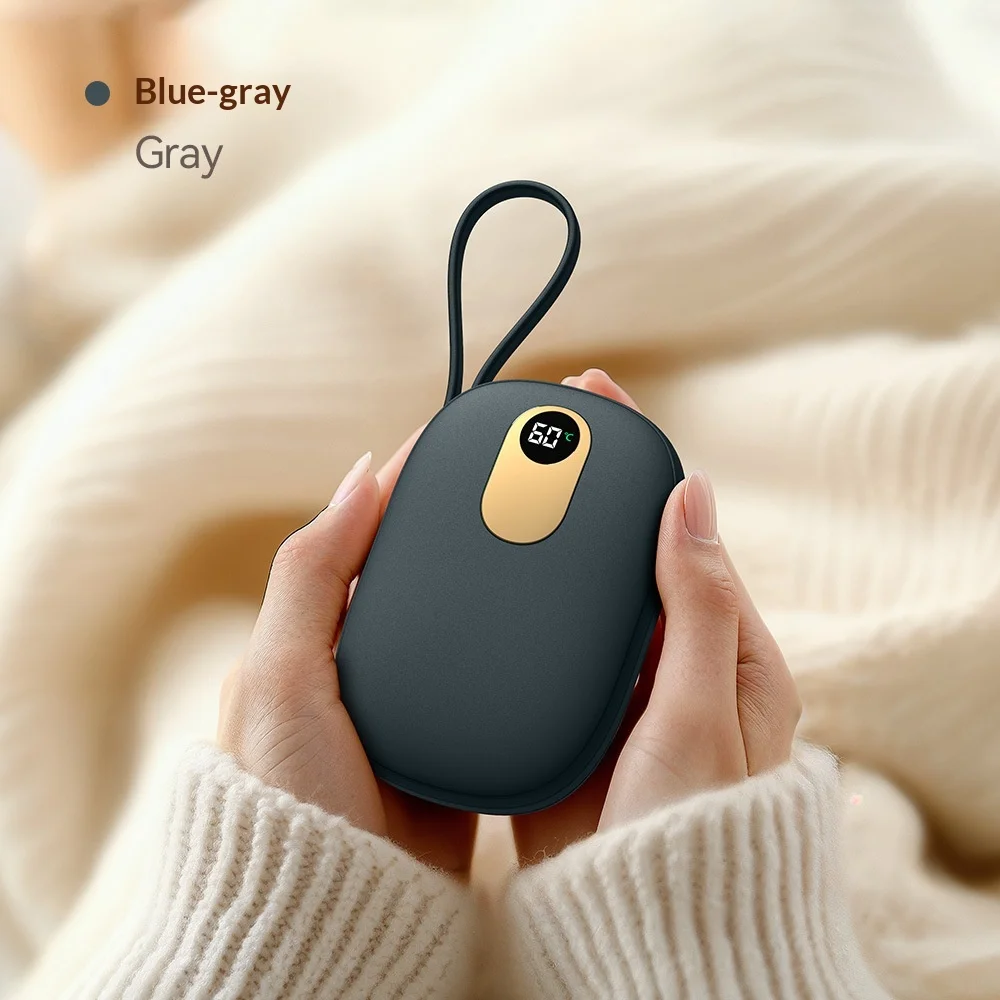 Hand Warmer Power Bank 2-in-1 10000mAh Mini Portable Anti-defense view 6