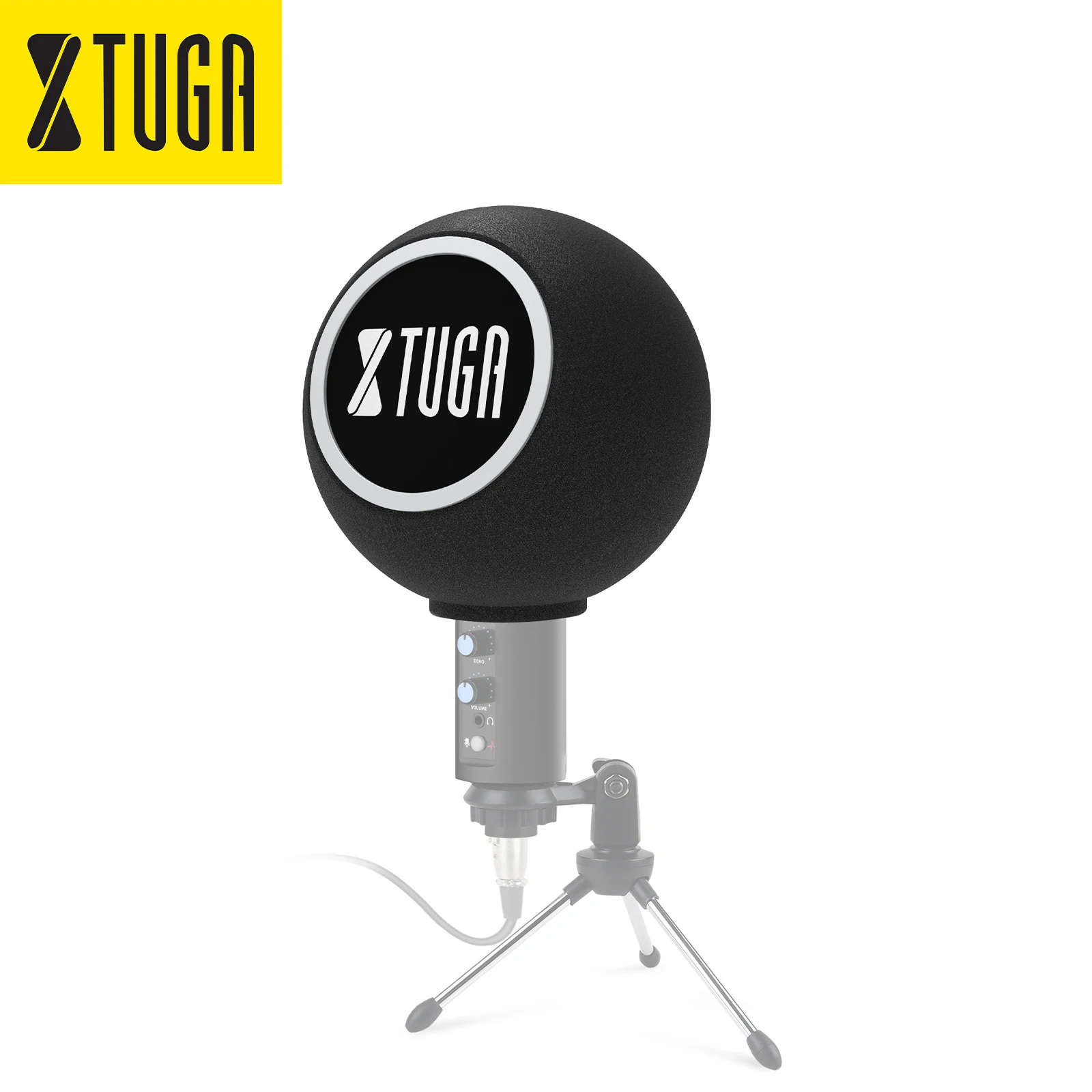 Dieci articoli TLF Xtuga CV-101 Studios Pop Filter Foam Metallo Microfono acustico Parabrezza per cancellazione del rumore per la registrazione e Si