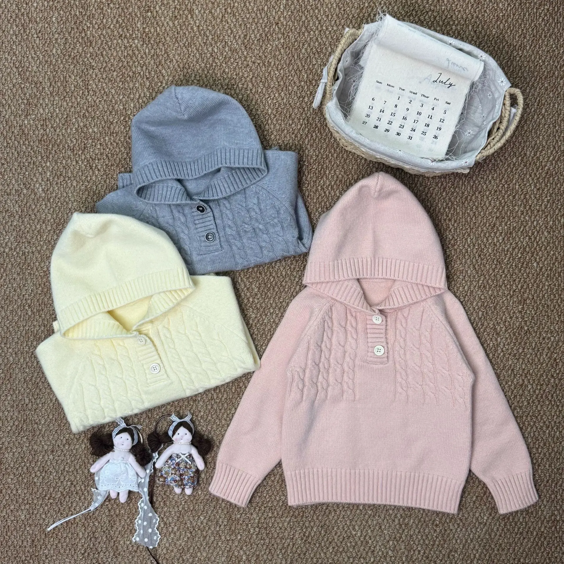 الفتيات محبوك البلوزات ربيع الخريف 2025 الأطفال الصوفية جيرسي هوديس القمم ملابس خارجية للطفل فتاة الملابس بلوزات الاطفال #1