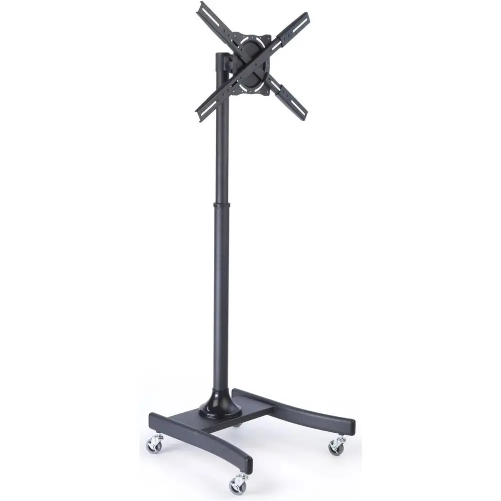 

Mobile TV Stand with Adjustable Height for 32-47 Inch TVs, Black