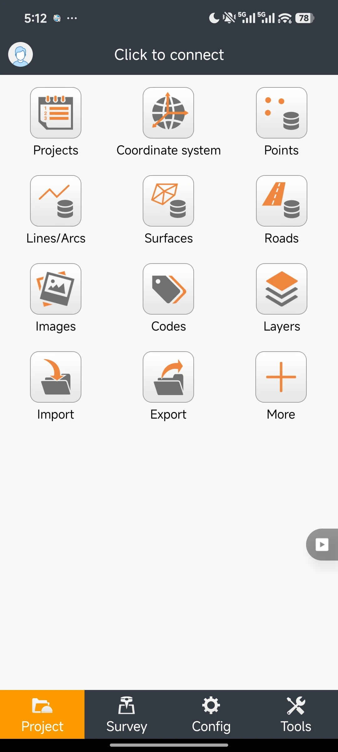 Landstar8 Software Android APP 8.0 Version for RTK GNSS Surveying