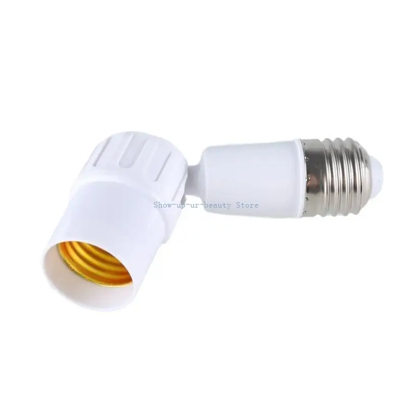 

R9JE E27 to E27 Socket Extender Rotatable Light Fixture Adapter for LED Incandescent