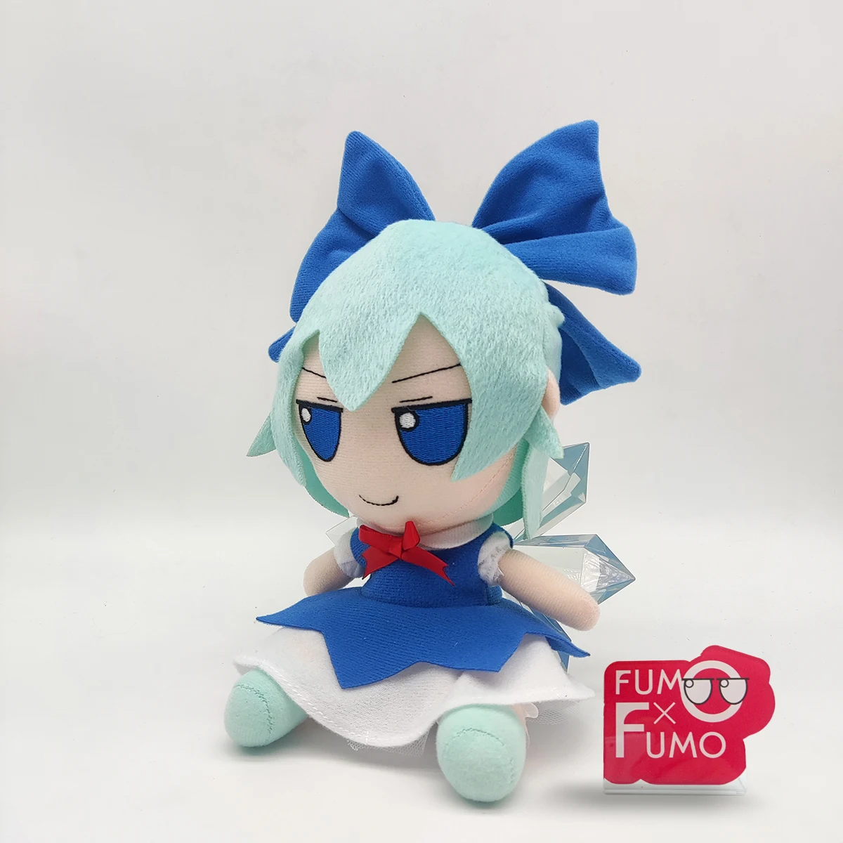 Lovely Plush In Stock fumo×fumo TouHou Project Cirno(ICECRYSTAL)-PVC Doll X1 Kawaii Gift