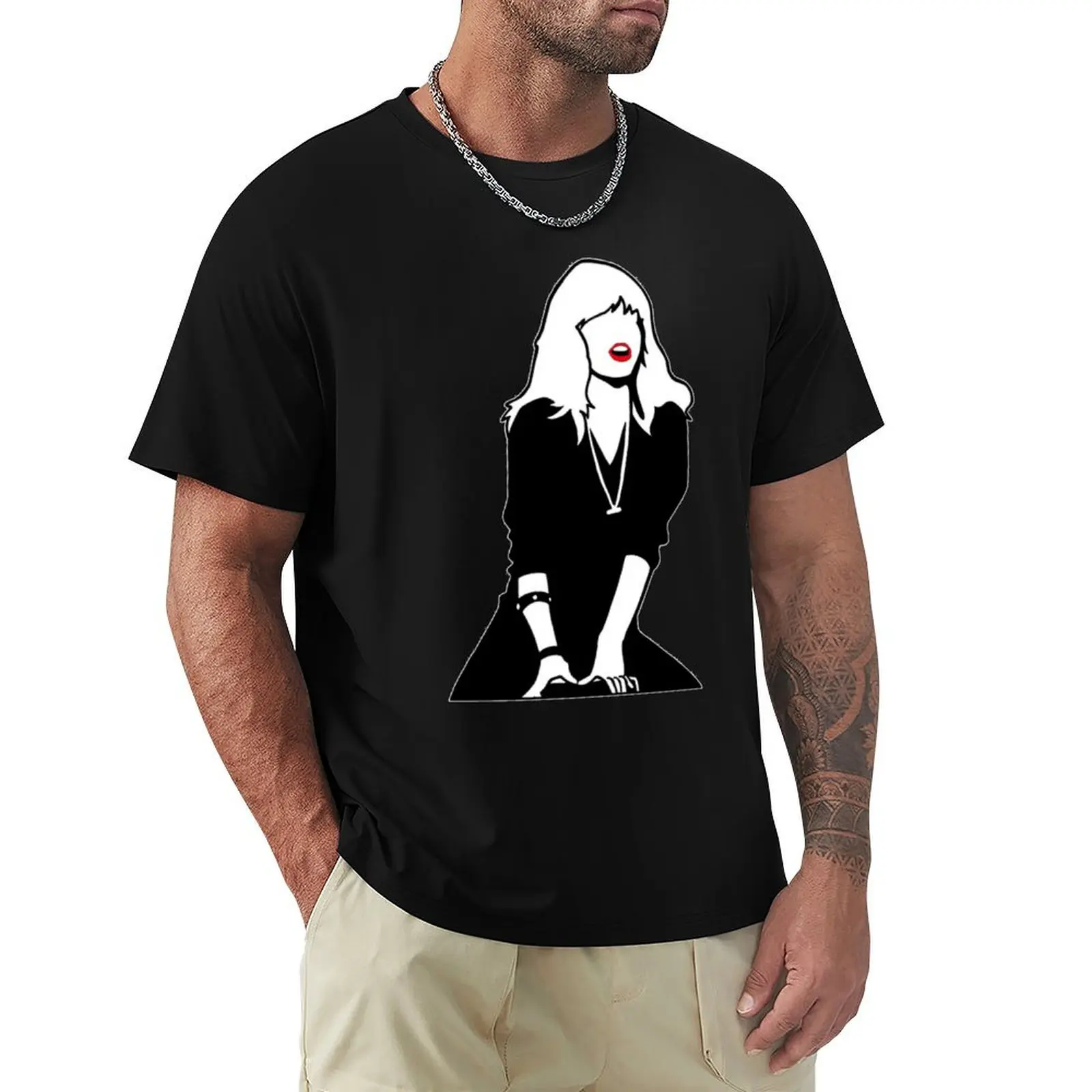 Grease 2 Cool Rider Michelle Pfeiffer T-Shirt Sports Casual Short Sleeve Cotton Tee