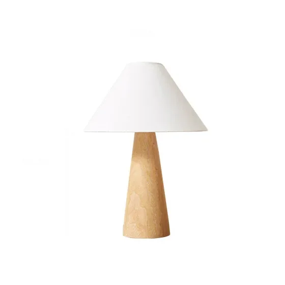 

Japanese-style desk lamp, minimalist wabi-sabi wind, retro bedroom, homestay wood, Nordic decorative master bedroom warm