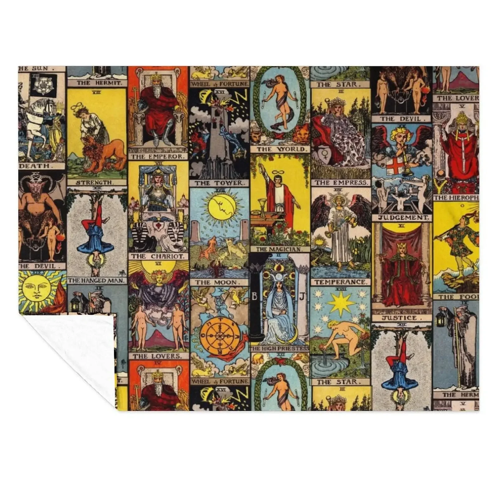 

The Major Arcana of Tarot Throw Blanket for babies Luxury Throw Stuffeds Bed covers Blankets
