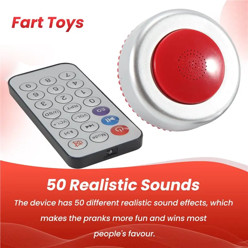 2025 Trend Fart Machine With Remote Fart Noise Maker Machine With 50 Different Realistic Sounds Portable Wireless Controlled - view 2