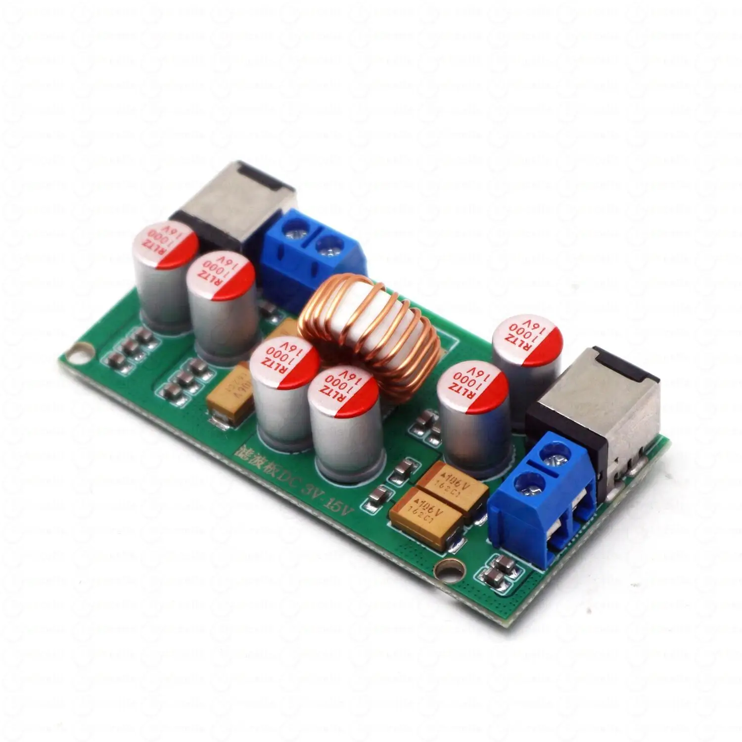 2mV Low Ripple Power Filter Board DC 3-15V Noise Suppressor EMI For 3.3V 5V 12V Car Audio Decoder Amplifier, Eliminate Whine