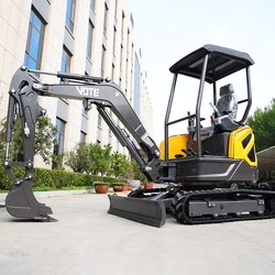 Diesel Mini Excavator 1.5ton 2.5 Ton 2 Ton Household Micro Digger Small Bagger Multifunctional Compact Mini Bigger