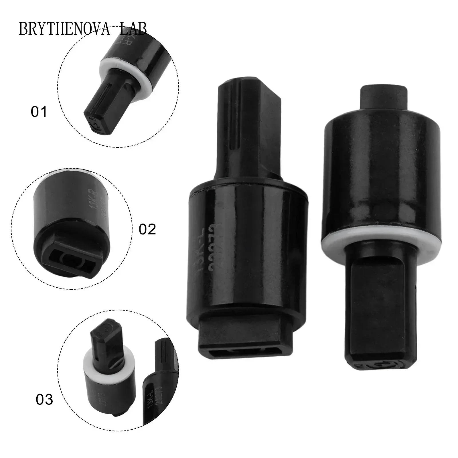 2pc Torque Damper Toilet S-Eat Rotary Damper Hydraulic Soft Rotary Close Hinge Accessories for Toilet Seats Hinges