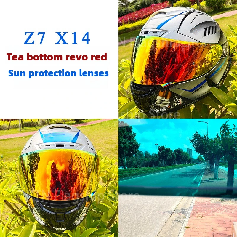 Suitable for Z7 helmet lenses SHOEIX14 Full helmet revo motorcycle helmet lens windscreen accessories