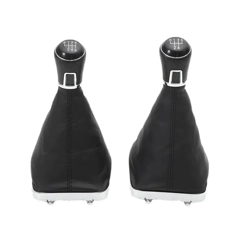 

Для 5/6 скоростей, ручная ручка переключения передач, рычаг переключения передач, чехол для багажника, кожаные автомобильные аксессуары для VW PASSAT B6 2005-2012