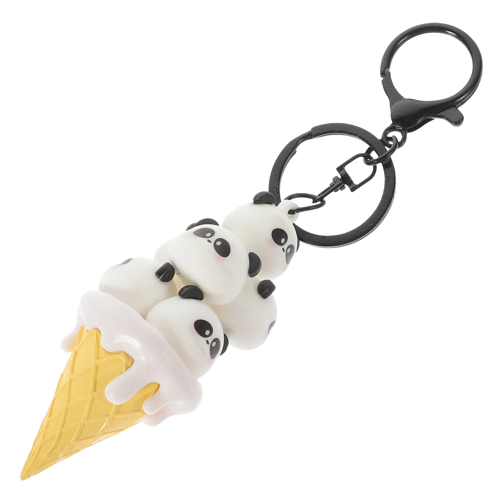 

Locket Ice Cream Keychain Small Gifts for Boyfriend Boyfriends Decoration White Keyring Pendant Animal Crafts