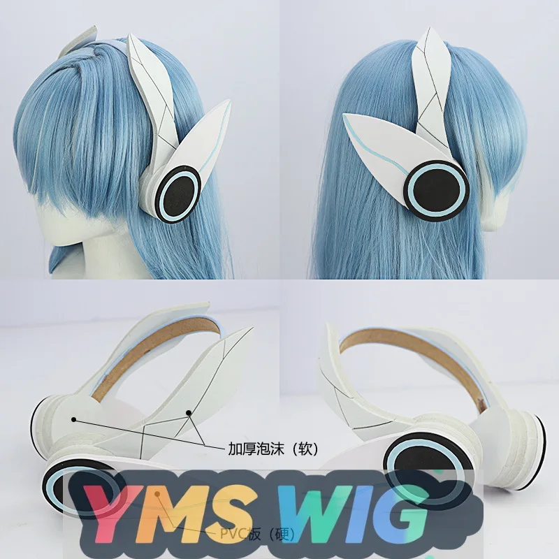 [YMS WIG] jeu Mobile PlayerUnknown's Battlegrounds jeu pour la paix Rocket Girl Cos perruque Simulation cuir chevelu casque