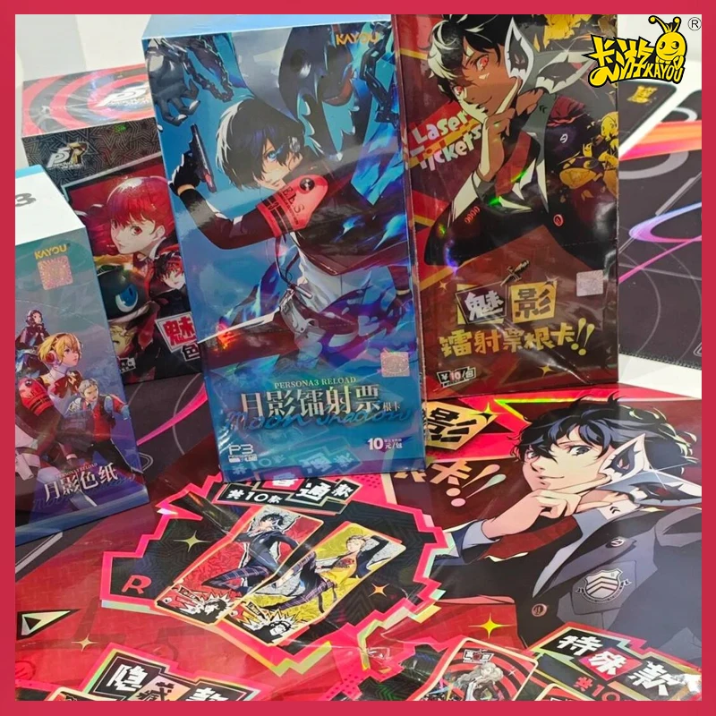 

Оригинальная карта KAYOU Persona 5, цветная бумага Royal Phantom, лазерная карта для билетов, марша, тень, аниме, коллекционные карты, игрушки, подарок для детей