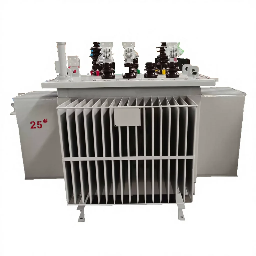 Used 630kVA Three Phase Oil Immersed Transformer High Efficiency Industrial Power