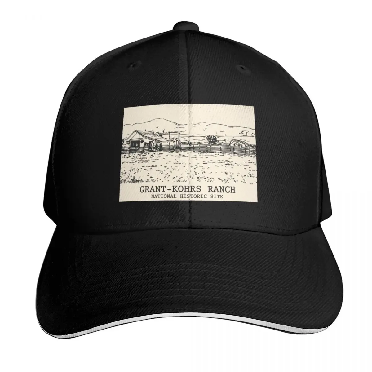 Grant-Kohrs Ranch National Historic Site Baseball Cap Outdoor Golf Running Hiking Summer Beach Travel Streetwear Hip Hop Trendy