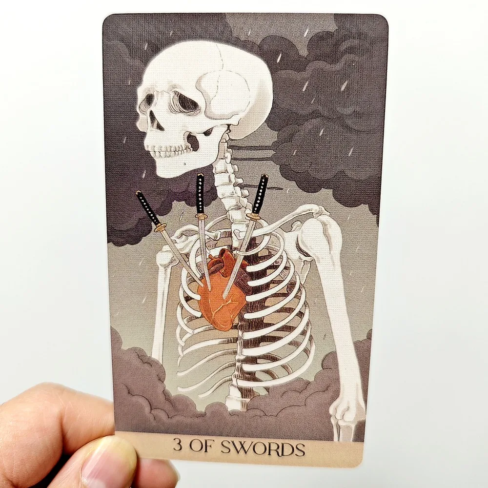 12*7cm Yokai Tarot Deck 78 Pcs Cards Rooted In Japanese Folklore Printed on 350GSM Embossed Cardstock Packed In Rigid Box - Image 3