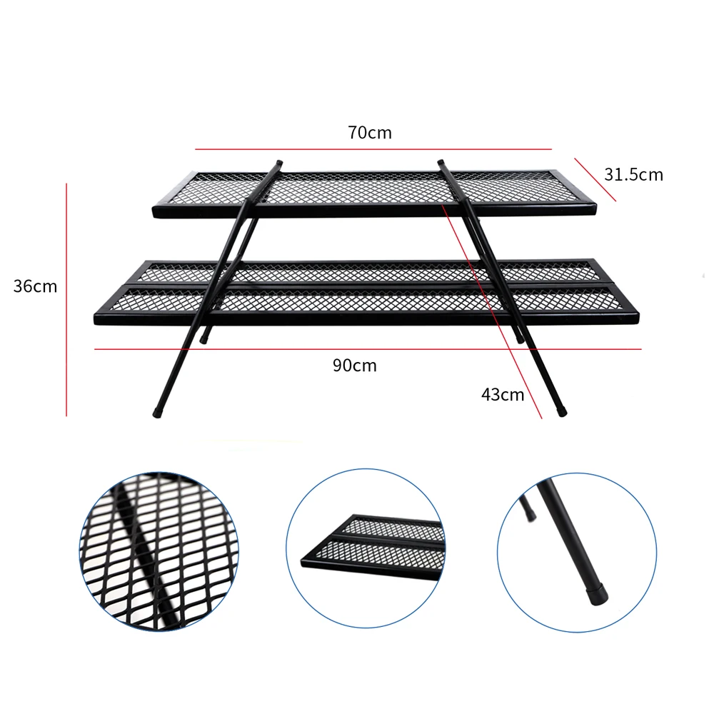 stainless steel portability camping mini foldable outdoor portable beach table