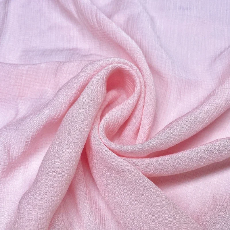 

Шифоновая ткань, летняя однотонная полосатая плиссированная одежда, пальто, ткань для шитья одежды на метр, оптовая продажа своими руками, ткань