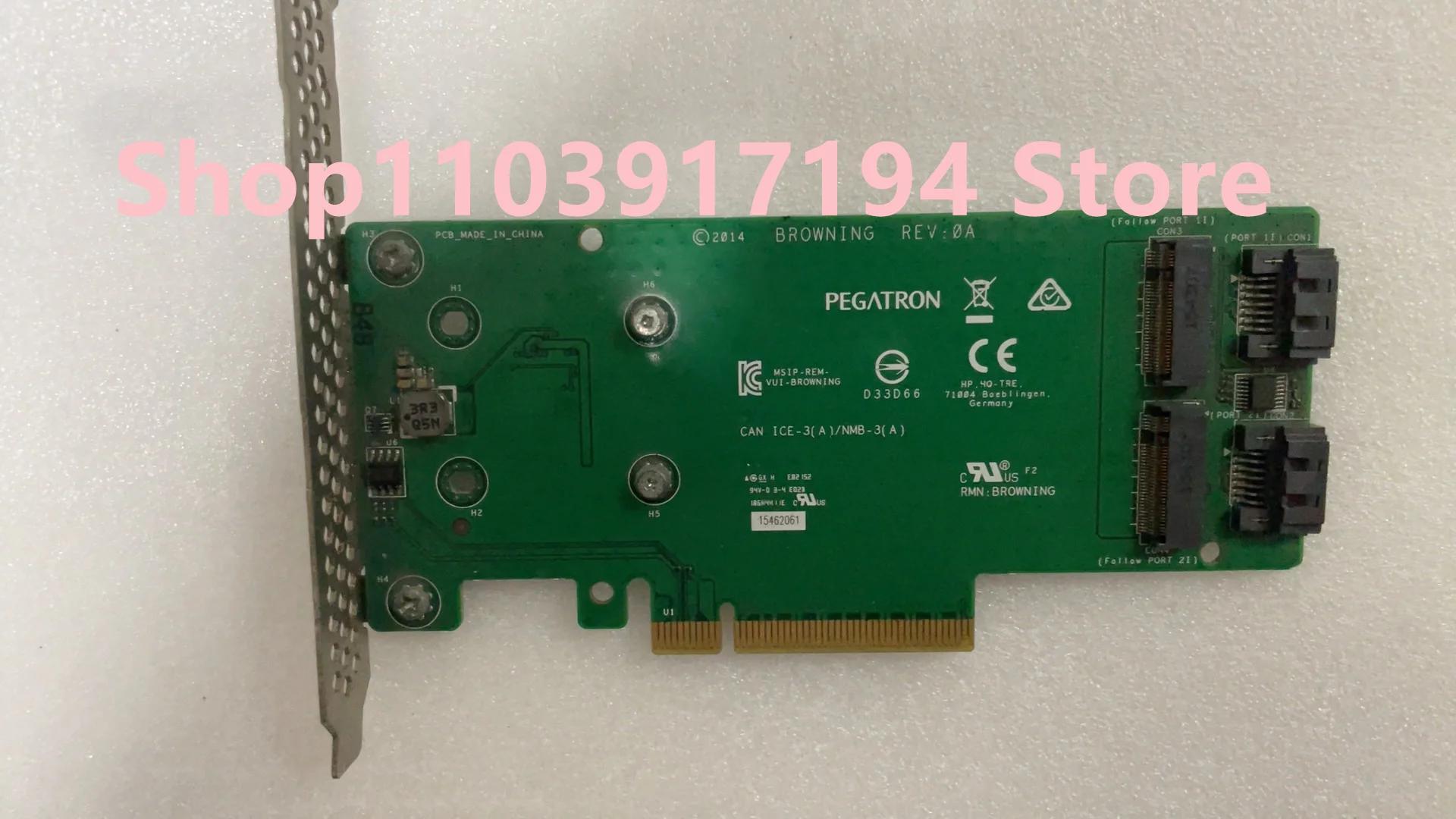 

FOR HP HPE 759505-001 SATA PCle M.2 Double solid-state expansion lifting card 759238-001