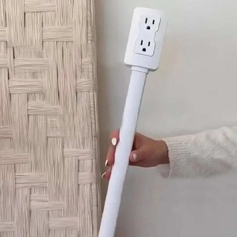 

Удлинитель для розеток на 2 гнезда, 180°, 1 шт. ° Вращающийся выдвижной удлинитель без сверления с несколькими розетками