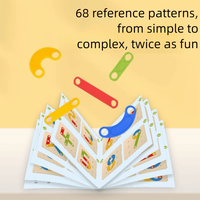 Variable Shape Matching Column Toys DIY Handmade Toys Intelligence Puzzle Geometric Column Set 3D Puzzle Game Game Jigsaw Board