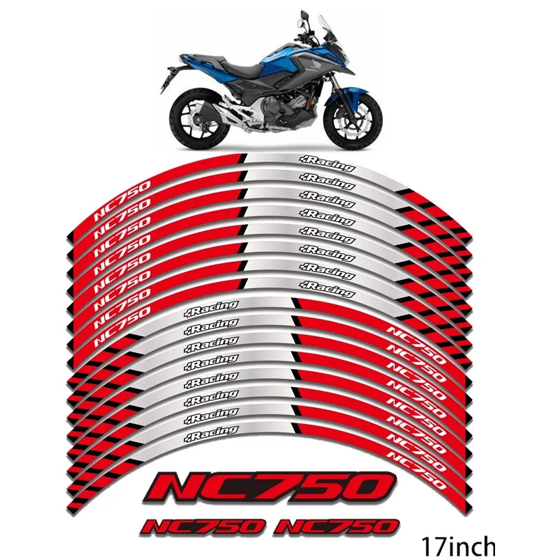 FOR HONDA NC750X NC 750 NC750 Motorcycle Parts Contour Wheel Decoration Decal Sticker -3