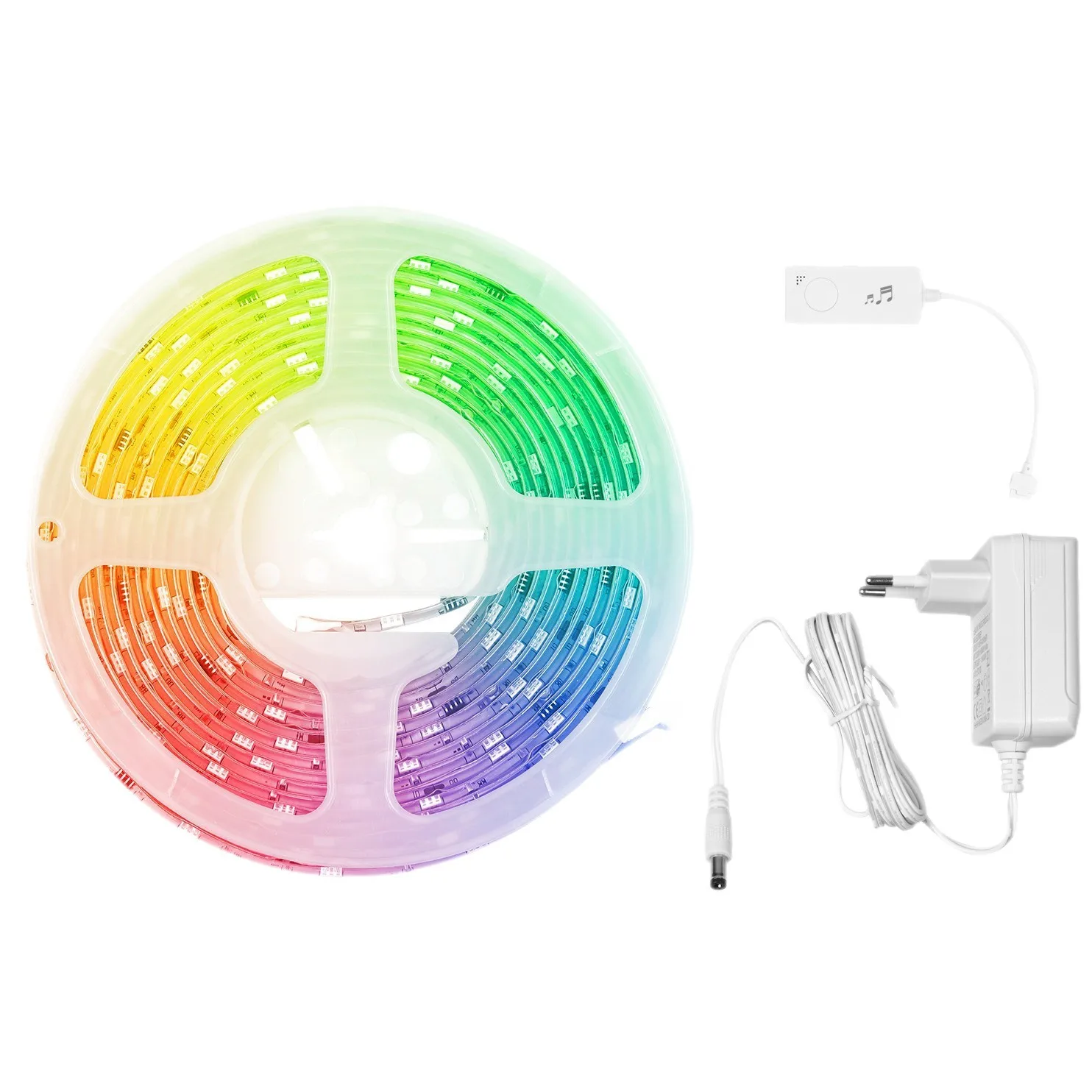 MOES 16 Miljoen Kleuren Tuya ZigBee LED Strip Licht Smart Party Muziek Sync RGB5050 Controller Veranderende Ondersteuning Alexa Google Home