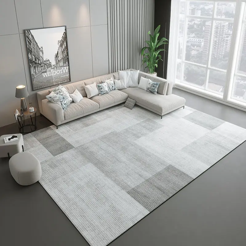 Nordic Grey Carpet Living Room Decoration Bedroom Large Area Lounge Rug Home Coffee Tables Floor Mats 200x300 Room Decor Modern