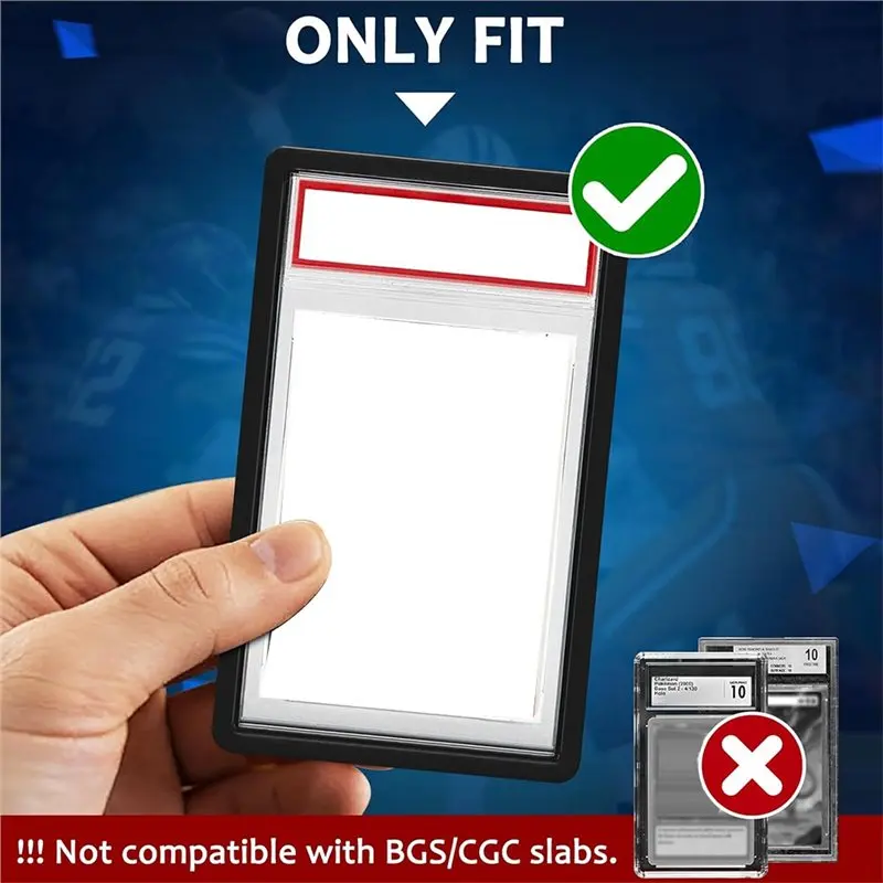 FBIL-Flexible Slab Bumper Card Guard For PSA Anti-Scratch Edge & Corner Guard For Graded Card Cases For Standard PSA Color