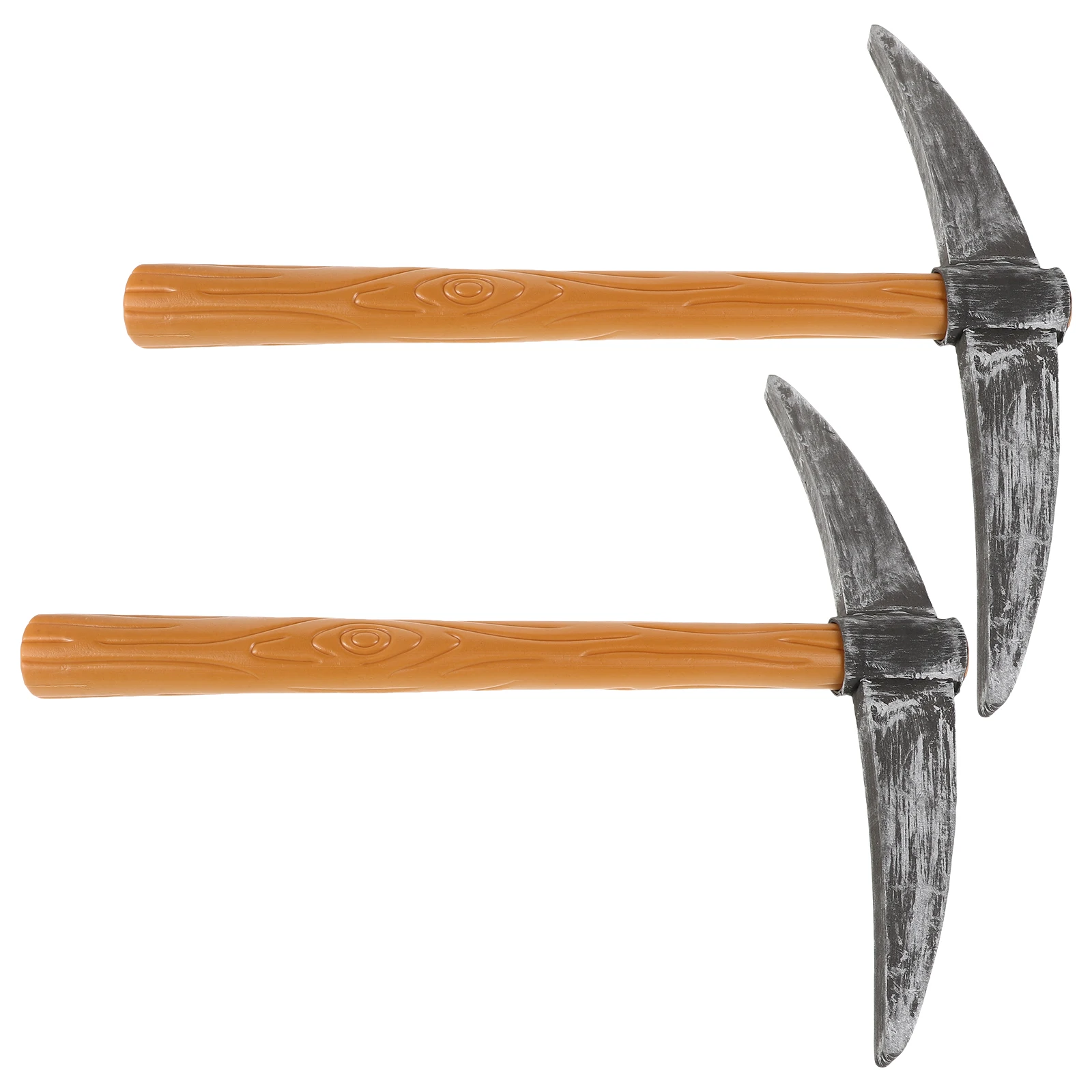 

2pcs Pickaxe Props Fake Decoration Creative Design For Stage Performance Party Photo Booth Costume Accessories Simulation Party