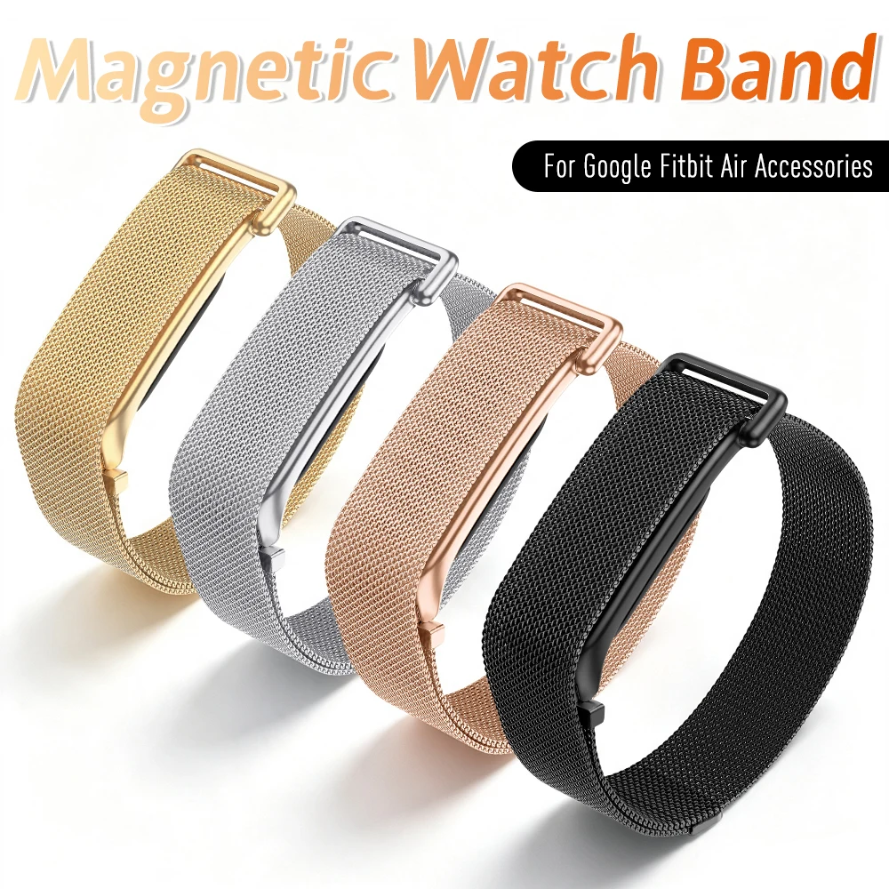 For Google Fitbit Air Hook and Loops Strap Band Breathable Adjustable Lightweight Wristband Watch Loops Bracelet for Gym Fitness