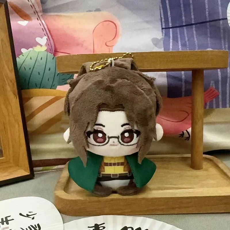 

Anime Attack on Titan Levi Ackerman Hange Zoe Cosplay Sitting Position Cotton Dolls Cartoon Maumet Puppet Pendant Xmas Gift
