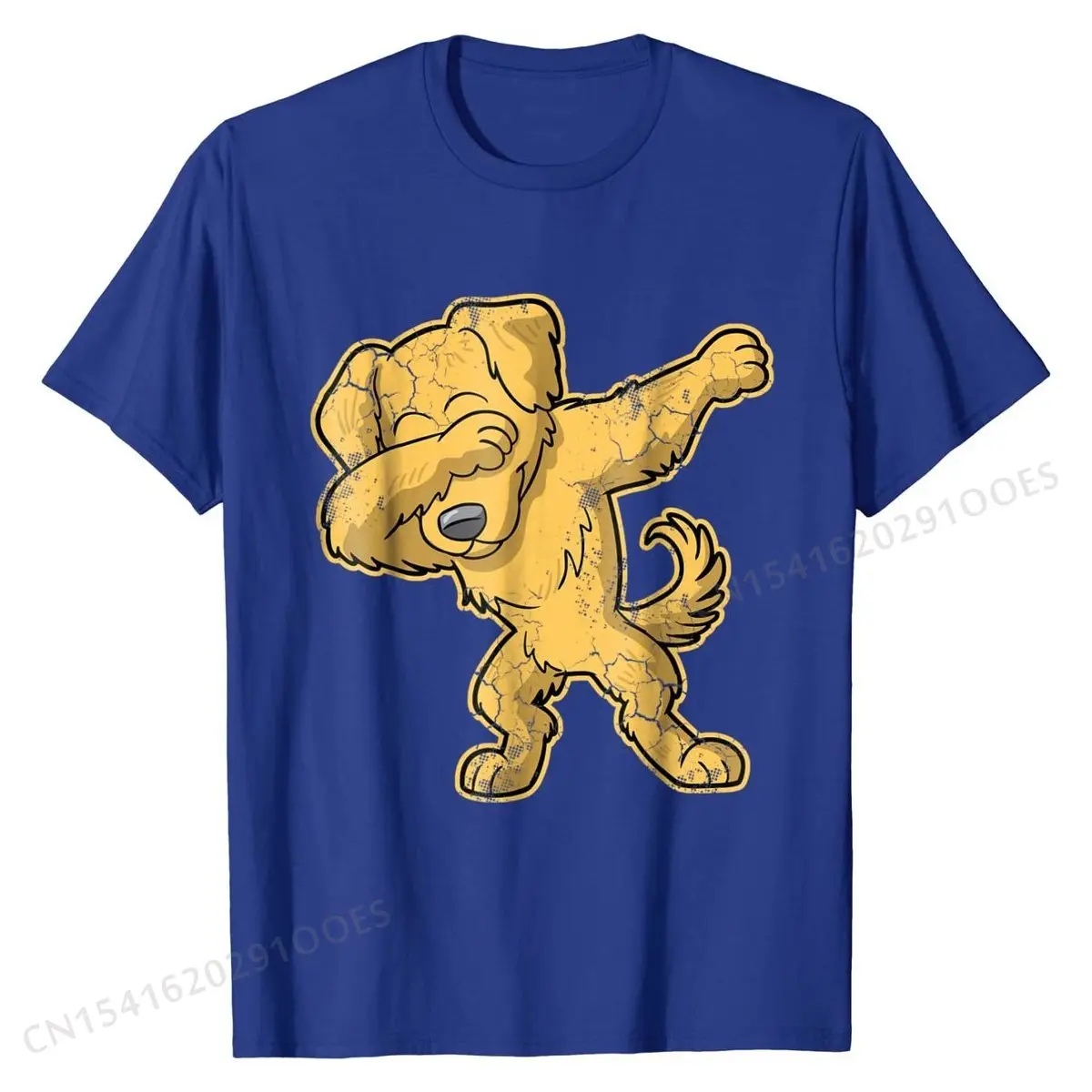 Golden Retriever T-Shirt Dabbing Dog Dab Gift Family Design T Shirts Cotton Mens Tops Shirts Camisa