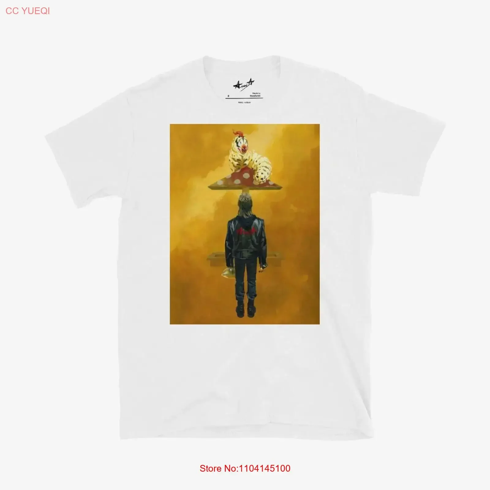 

Молодежная футболка Alisa Rock 90-х годов, советская Россия, сюрреалистическая поездка, винтажная стираная дышащая универсальная стильная мягкая уличная одежда