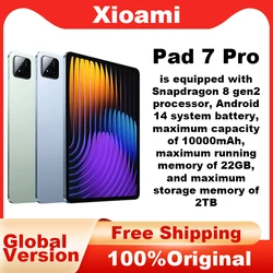 2024 novo original mi pad 7 pro tablet 11 polegada snapdrago 8gen2 hd 4k android 14 16gb + 1t 10000mah 5g duplo sim wifi gps tablet pc