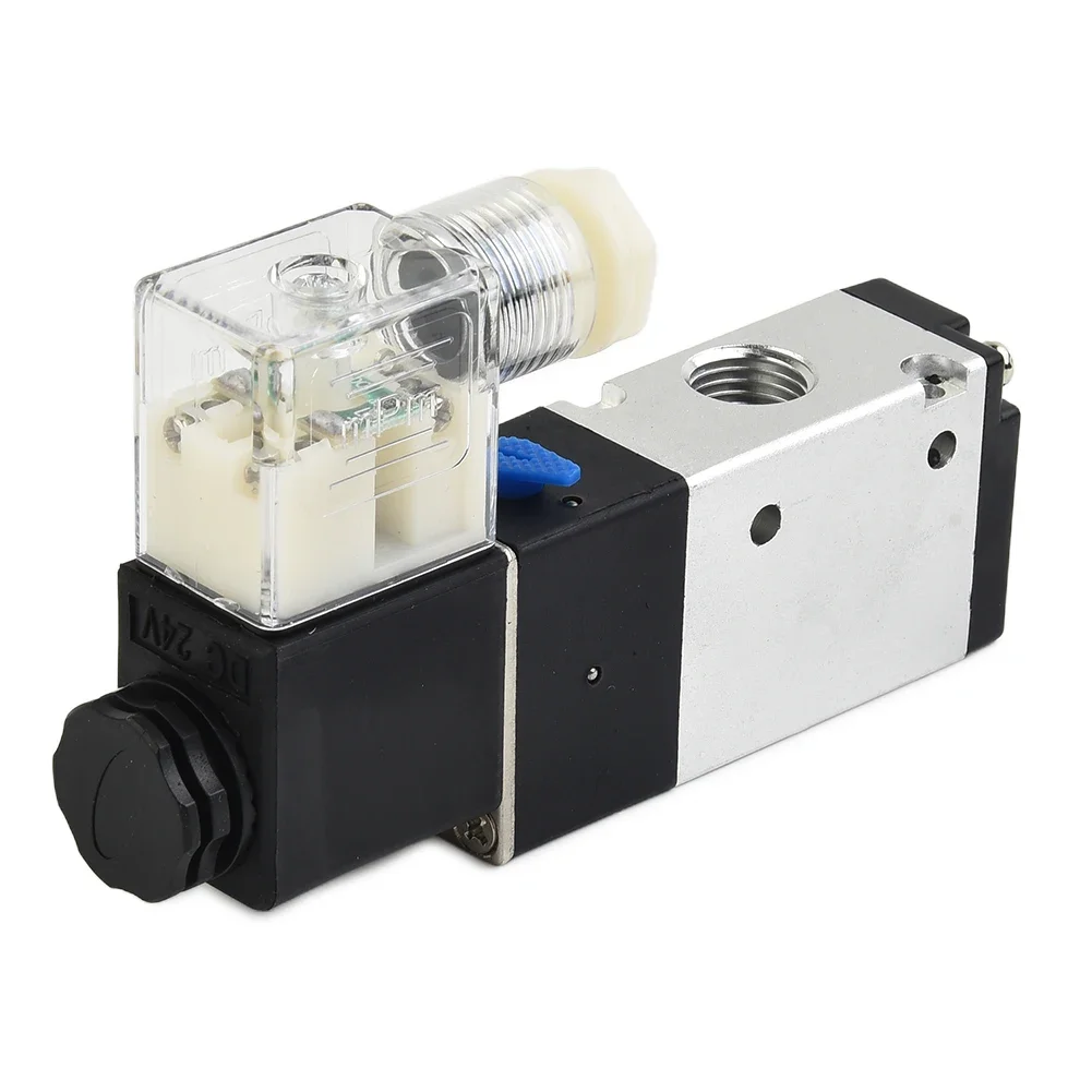 Aluminum Alloy Pneumatic Solenoid Valve AIRTAC Type 3V210-08 3 Way 2 Position 1/4