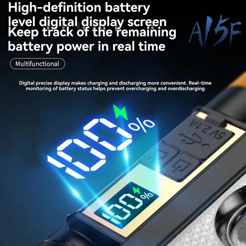 

A15F-Светодиодные фонарики на солнечной энергии, многофункциональный портативный светильник, перезаряжаемый рабочий светильник для кемпинга, встроенный ящик для инструментов