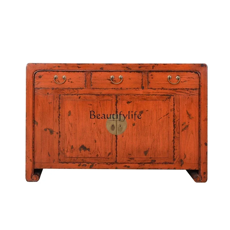 LXChinese style three pumps and two doors, old retro entrance storage, antique storageSSS