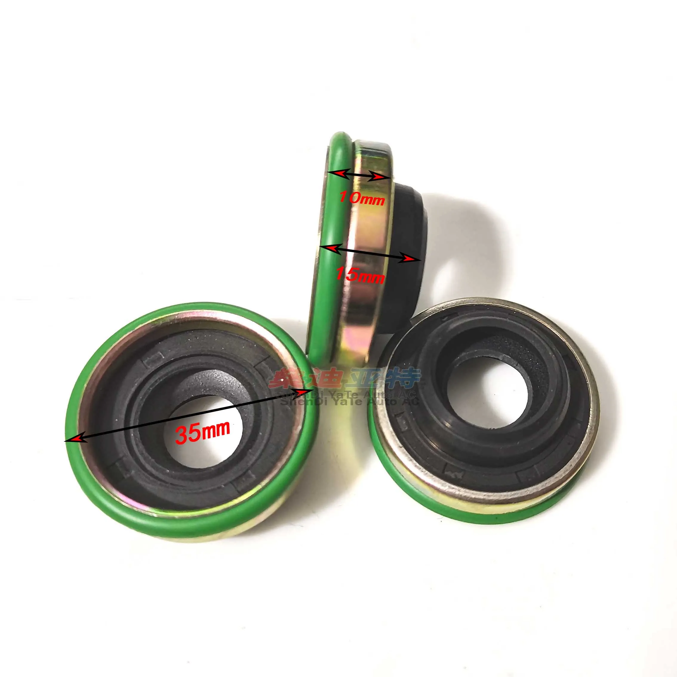 A/C Compressor Oil Seal Stamps Shaft Seal For Denso 10S30B 10S30C 10S20C 10S20B R134a Compressor