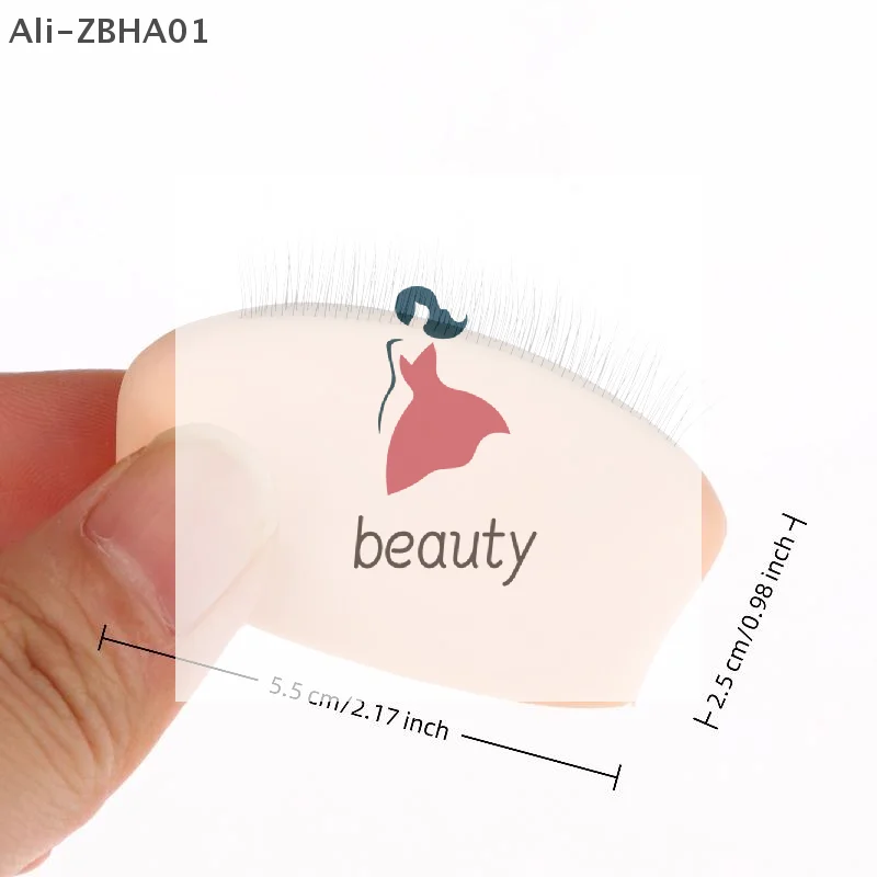 1 stücke Wiederverwendbare Ausbildung Augenlid-Wimpern Verlängerung Werkzeug Wimpern Praxis Silikon Modell Mit Realistische Wimpern Extensions,